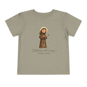 Saint Francis of Assisi Toddler Shirt, Catholic Tee for Kids, Faith-Based Gift