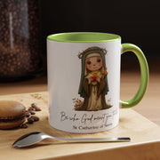 Cute Saint Catherine of Siena Mug  Catholic Gift  Faith-Inspired Coffee Cup