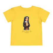 St. Faustina Toddler T-Shirt, Divine Mercy Catholic Kids Tee