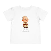 Saint John Paul II Toddler Shirt, Catholic Tee for Kids, Faith-Based Gift