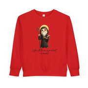 Saint Benedict Toddler Sweatshirt, Catholic Apparel for Kids