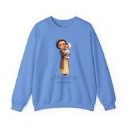 Saint Gianna Molla Adult Sweatshirt, Catholic Gift, Faith Apparel in 13 Colors