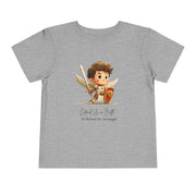 St Michael the Archangel Toddler T-Shirt, Catholic Kids Tee, Courage & Faith Shirt, Christian Gift