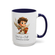 Cute Saint Michael the Archangel Mug  Catholic Gift  Faith-Inspired Coffee Cup