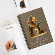 Saint Augustine Journal, Catholic Notebook, Faith-Inspired Writing Gift