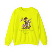 Saint George Adult Sweatshirt, Catholic Gift, Faith Apparel in 13 Colors