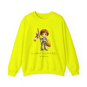 Soft Cute Saint Joan of Arc Adult Sweatshirt Catholic Gift  Faith Apparel in 13 Colors
