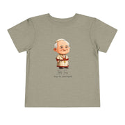 Saint John Paul II Toddler Shirt, Catholic Tee for Kids, Faith-Based Gift