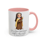 Cute Saint Therese of Lisieux Mug  Catholic Gift  Faith-Inspired Coffee Cup