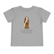 Saint Thérèse Toddler Shirt, Catholic Tee for Kids, Faith-Based Gift