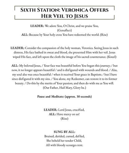 Stations of the Cross - Large Print - WHOLESALE