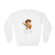 Saint Michael the Archangel Kids Sweatshirt, Catholic Gift, Faith Apparel in 4 Colors