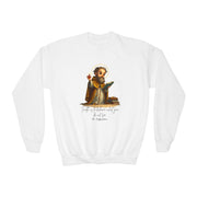 Stylish Cute Saint Augustine Kids Sweatshirt  Catholic Gift  Faith Apparel in 4 Colors