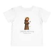 Saint Francis of Assisi Toddler Shirt, Catholic Tee for Kids, Faith-Based Gift