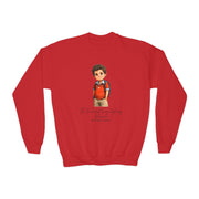 Classic Cute Saint Carlo Acutis Kids Sweatshirt  Catholic Gift  Faith Apparel in 4 Colors