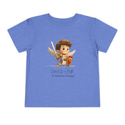 St Michael the Archangel Toddler T-Shirt, Catholic Kids Tee, Courage & Faith Shirt, Christian Gift