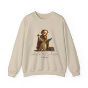 Stylish Cute Saint Augustine Adult Sweatshirt  Catholic Gift  Faith Apparel in 13 Colors