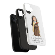Samsung  St. Therese of Lisieux Tough Phone Case with Inspirational Quote