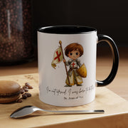 Saint Joan of Arc Mug, Catholic Gift, Faith-Inspired Coffee Cup