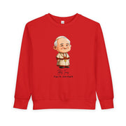Saint John Paul II Toddler Sweatshirt, Catholic Apparel for Kids