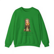 Classic Cute Saint Catherine of Siena Adult Sweatshirt  Catholic Gift  Faith Apparel in 13 Colors