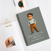 St. Pier Giorgio Frassati “Jesus Is With Me” Spiral Notebook