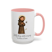 Saint Francis of Assisi Mug, Catholic Gift, Faith-Inspired Coffee Cup
