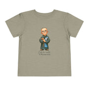 Saint Maximilian Kolbe Toddler Shirt, Catholic Tee for Kids, Faith-Based Gift