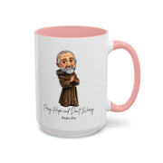 Cute Saint Padre Pio Mug  Catholic Gift  Faith-Inspired Coffee Cup