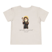 Saint Benedict  Toddler Shirt, Catholic Tee for Kids, Faith-Based Gift