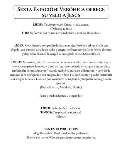 Stations of the Cross Spanish - WHOLESALE