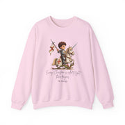 Saint George Adult Sweatshirt, Catholic Gift, Faith Apparel in 13 Colors