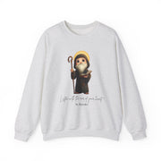 Saint Benedict Adult Sweatshirt, Catholic Gift, Faith Apparel in 13 Colors