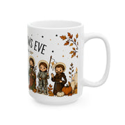 All Hallows Eve pray for us Mug  Saints Illustration Ceramic Mug