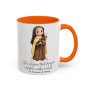 Cute Saint Therese of Lisieux Mug  Catholic Gift  Faith-Inspired Coffee Cup