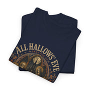 All Hallows' Eve Portrait Tee Vintage Gothic Halloween Shirt All Souls Day Gift for Her Apparel