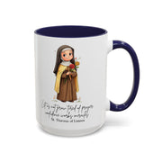 Cute Saint Therese of Lisieux Mug  Catholic Gift  Faith-Inspired Coffee Cup