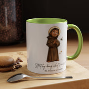 Saint Francis of Assisi Mug, Catholic Gift, Faith-Inspired Coffee Cup