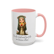 Cute Saint Catherine of Siena Mug  Catholic Gift  Faith-Inspired Coffee Cup