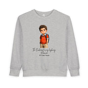 Saint Carlo Acutis Toddler Sweatshirt, Catholic Apparel for Kids