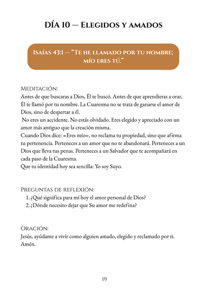 Return to Me: Lenten Prayer Guide: Spanish - WHOLESALE