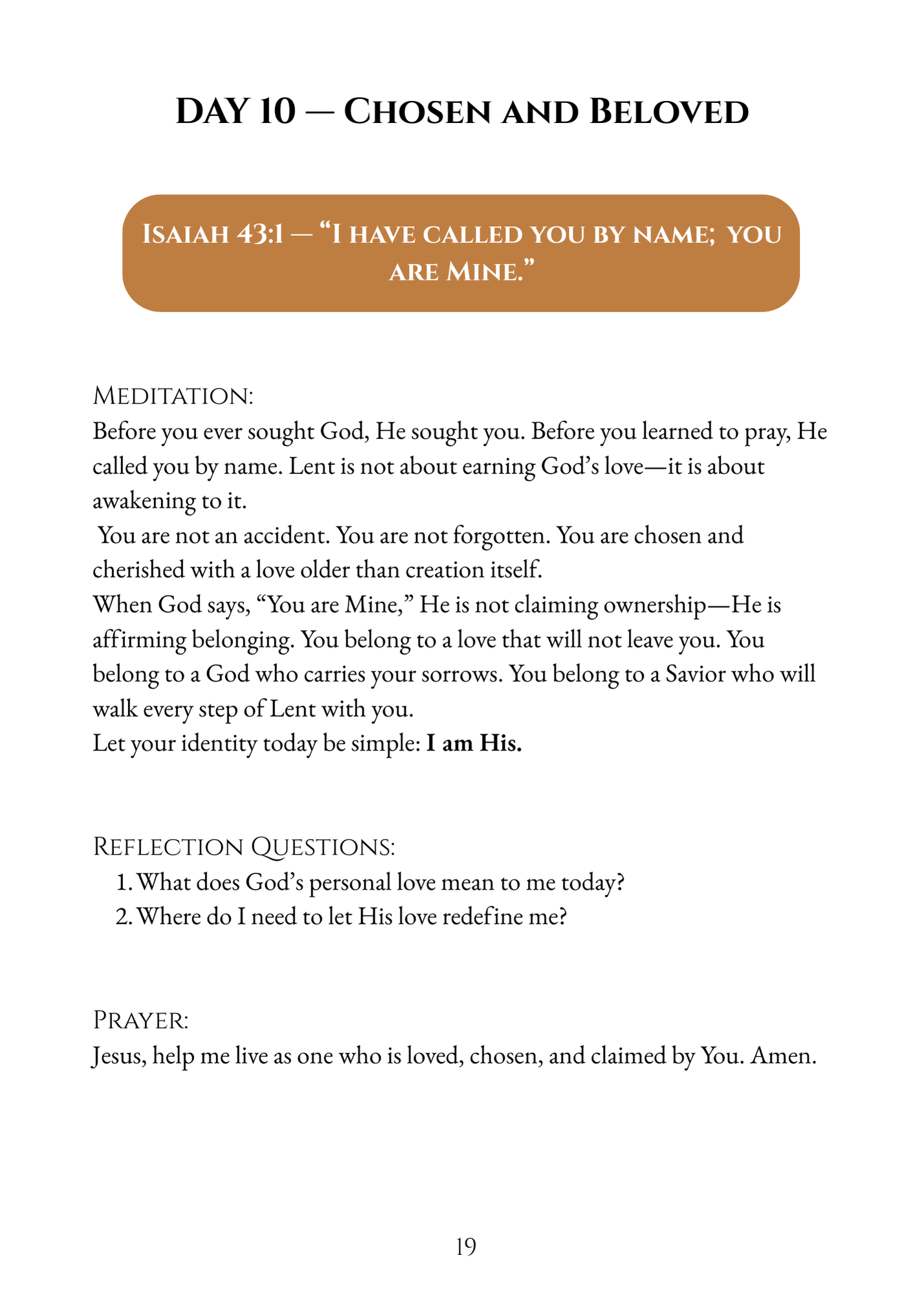 Return to Me: Lenten Prayer Guide: English- WHOLESALE