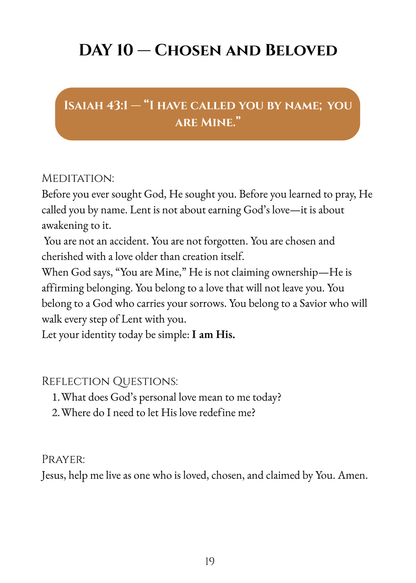 Return to Me: Lenten Prayer Guide: English- WHOLESALE
