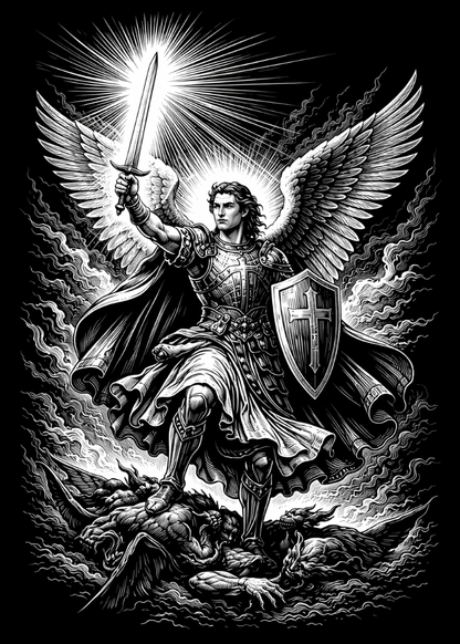 CLASSIC VERSION St. Michael -PREMIUM METAL