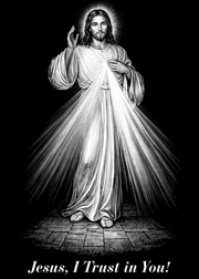 CLASSIC VERSION Divine Mercy — Premium Metal Holy Card