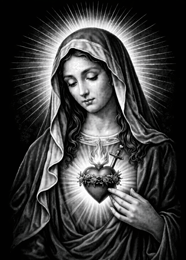 CLASSIC VERSION Consecration the the Blessed Virgin Mary- PREMIUM METAL