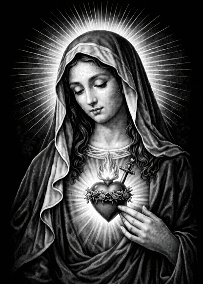 CLASSIC VERSION Consecration the the Blessed Virgin Mary- PREMIUM METAL