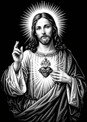 CLASSIC VERSION Consecration to the Sacred Heart of Jesus — Premium Metal Holy Card