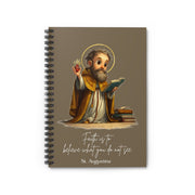 Saint Augustine Journal, Catholic Notebook, Faith-Inspired Writing Gift