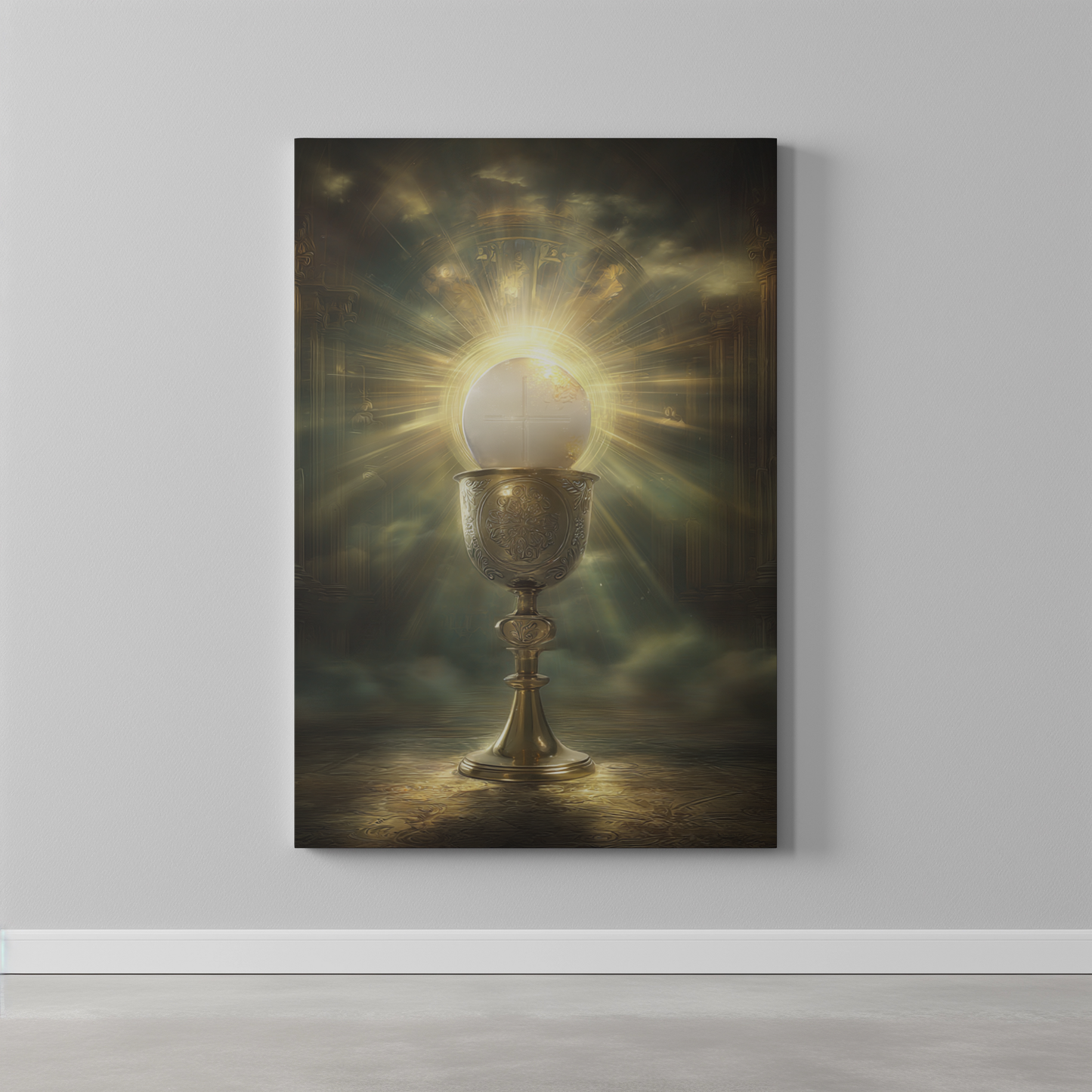 Spiritual Communion Matte Canvas Wall Art
